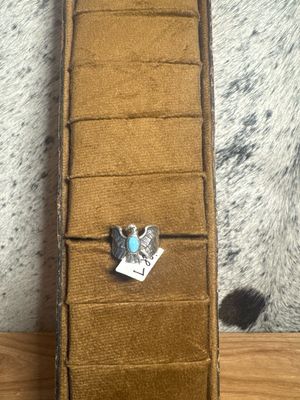 Turquoise Thunderbird Ring