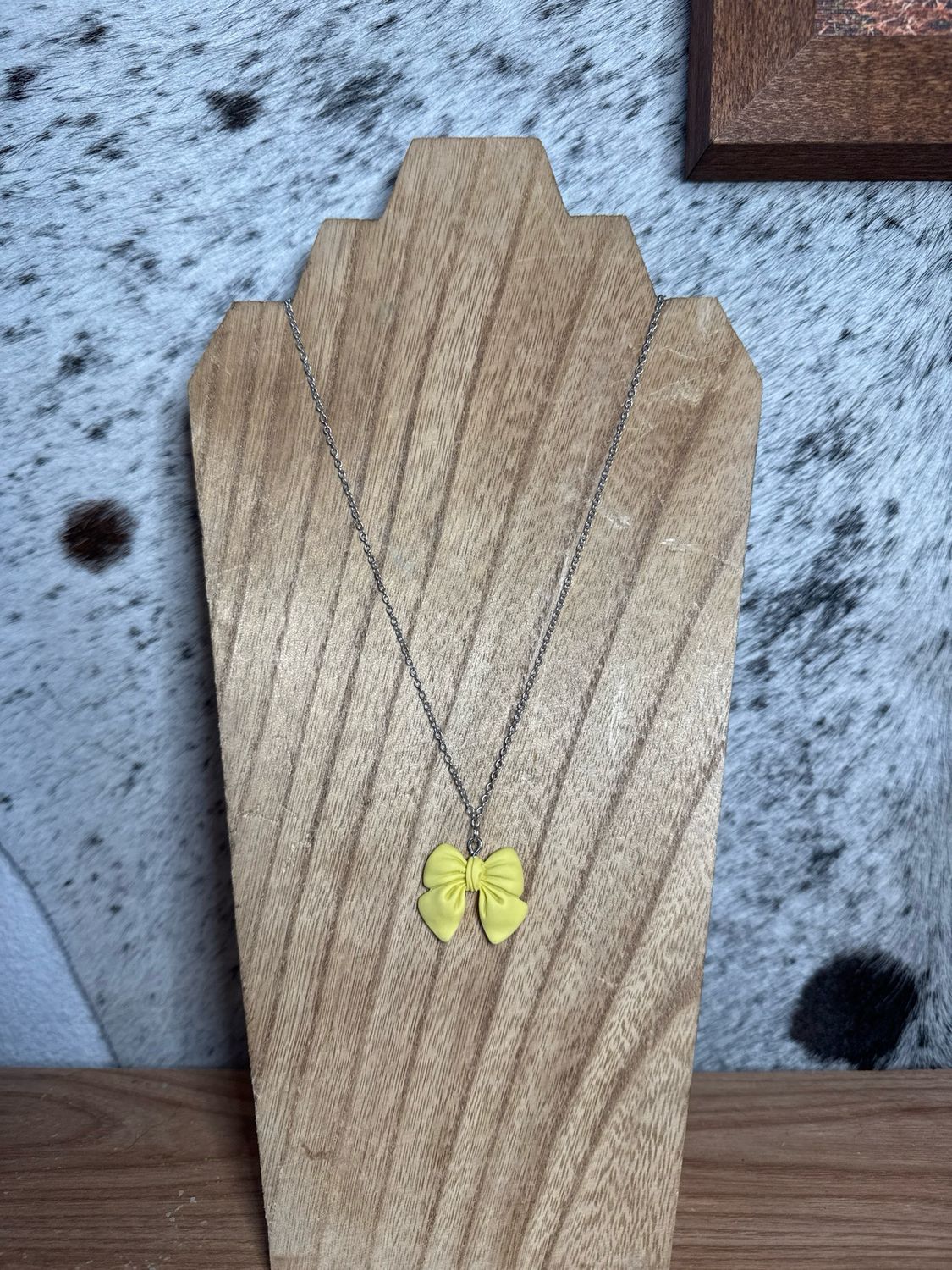 Yellow Bow Charm