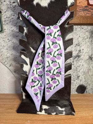 Purple Tulips Twilly