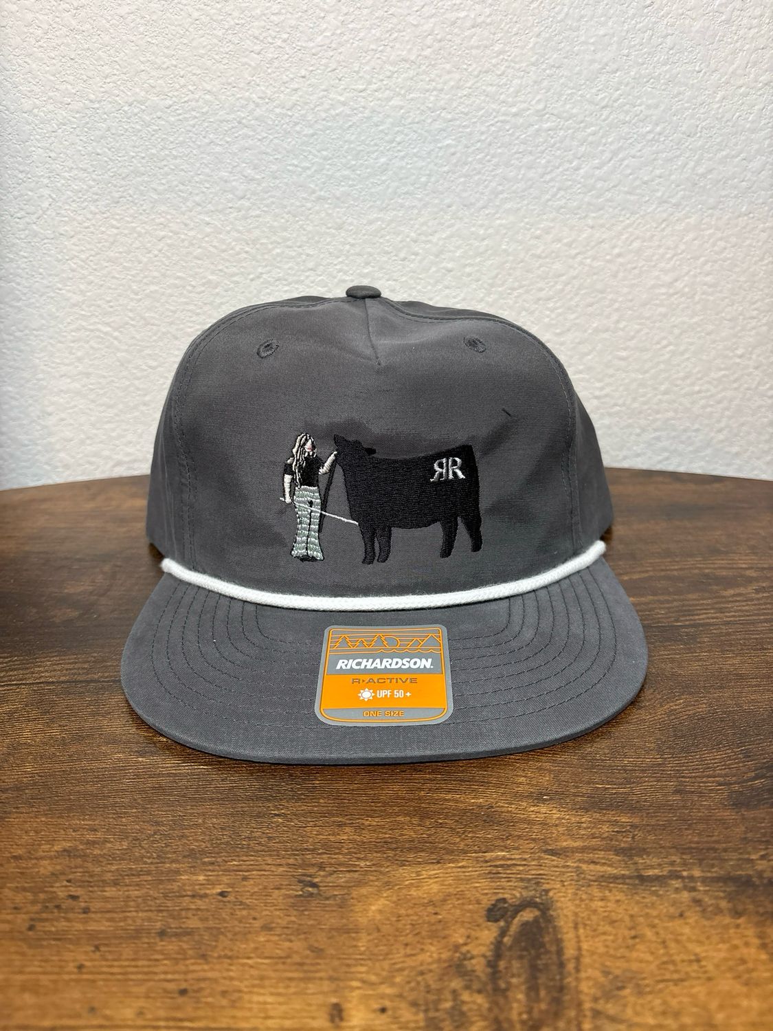 Gray Heifer Logo Richardson Trucker Hat