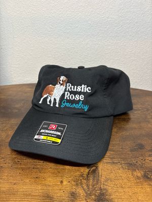 Black Daisy Logo Richardson 220 Hat