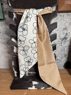 Brown &amp; Cream with Flowers