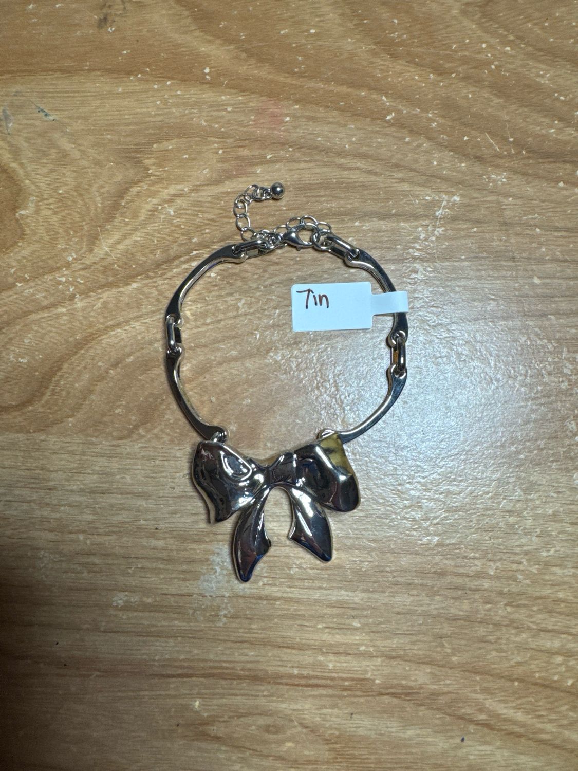 Silver Plated Bow Bracelet