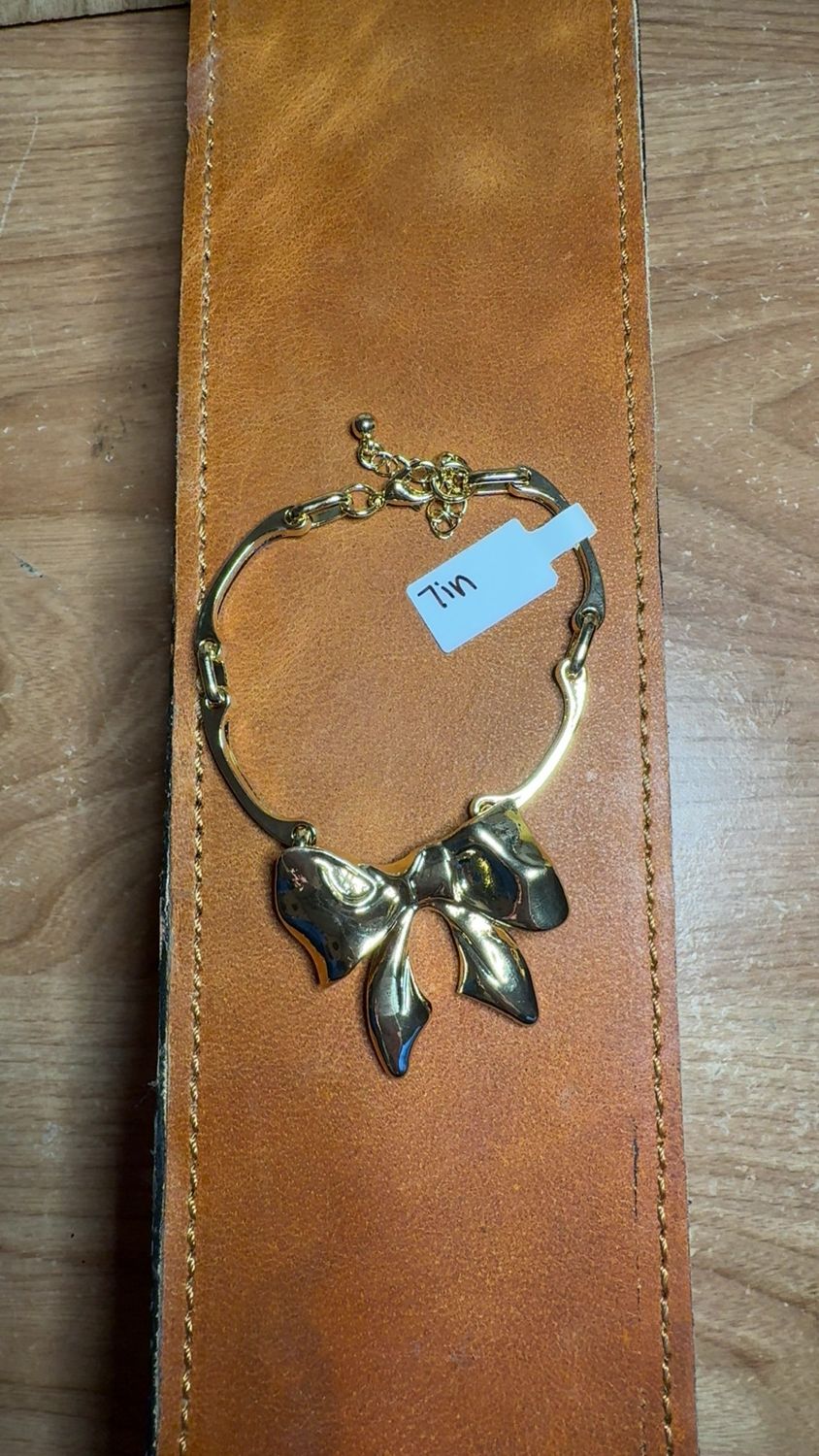 Gold Plated Bow Bracelet