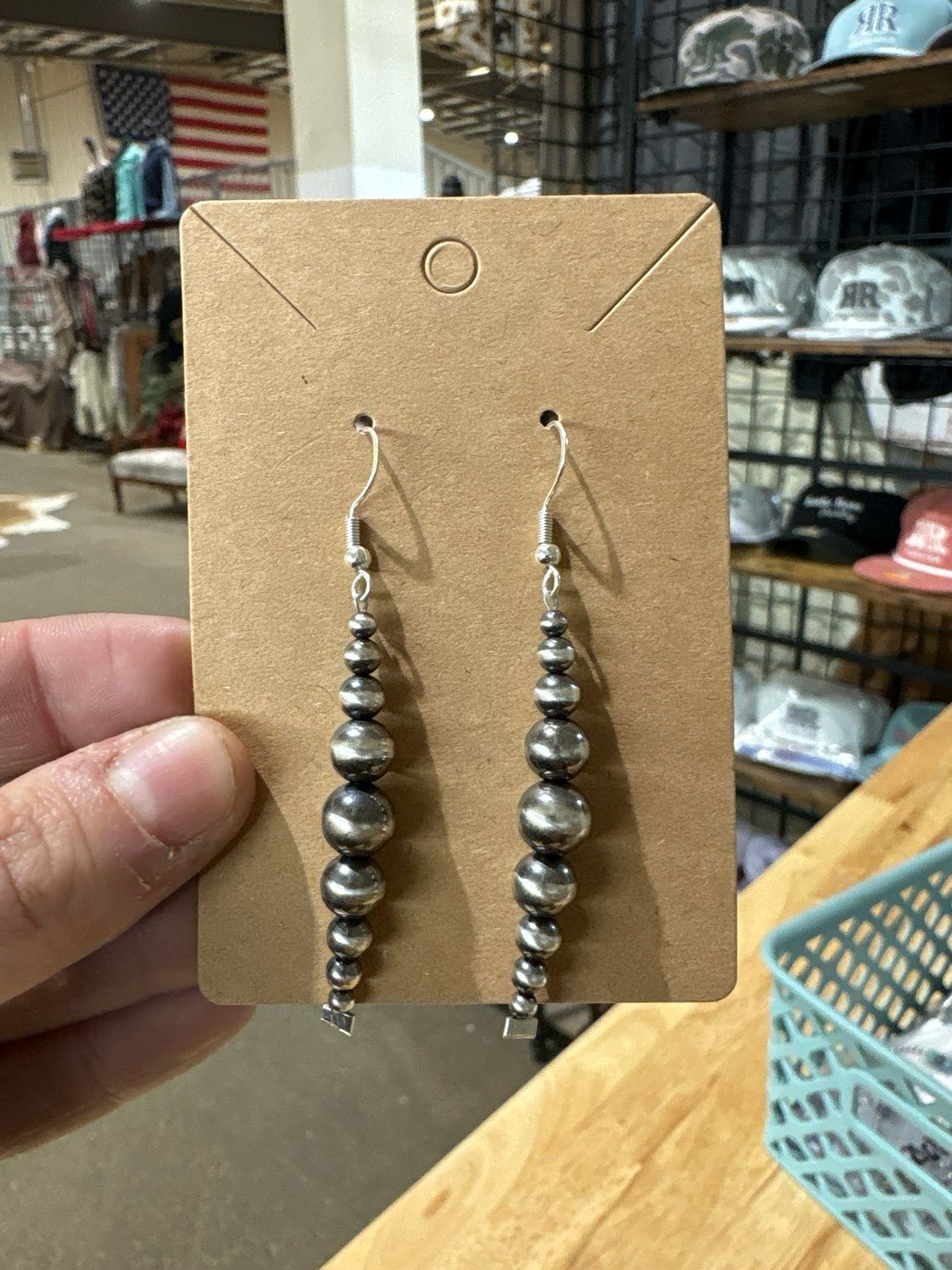 Navajo Pearl Earrings