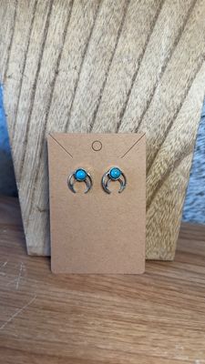 Faux Turquoise Stud