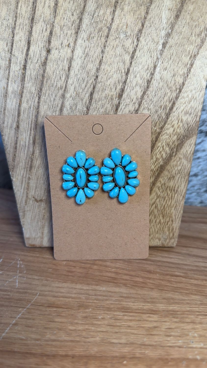 Faux Turquoise Cluster