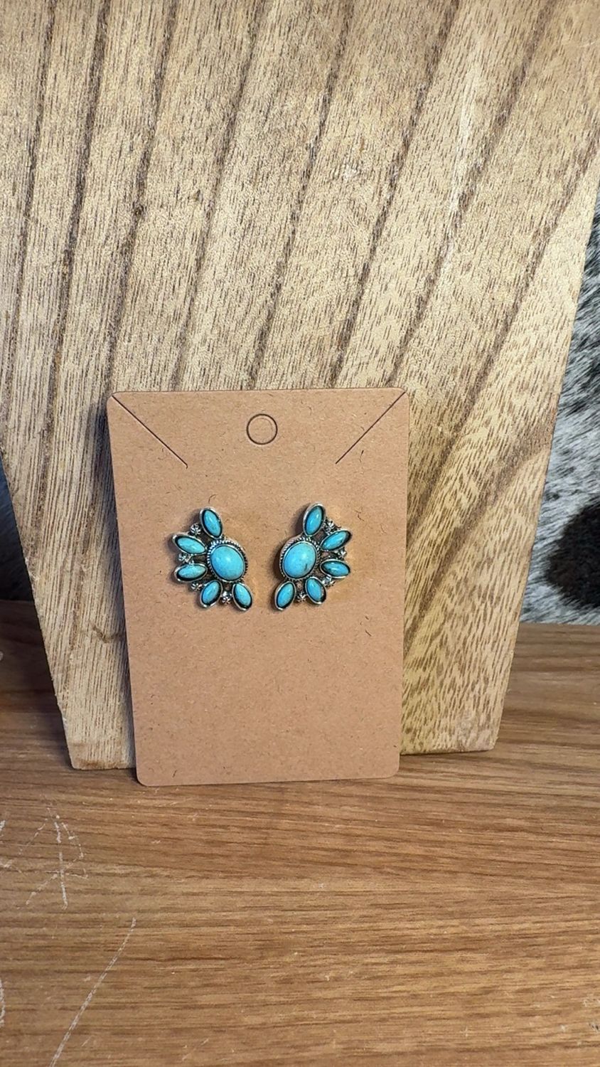 Faux Turquoise Cluster