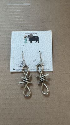Barbed Wire Earrings