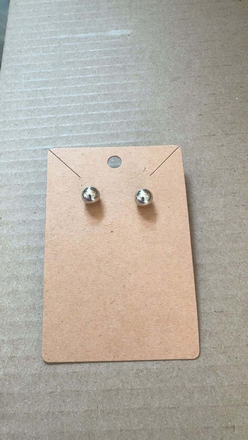 Silver Plated Stud