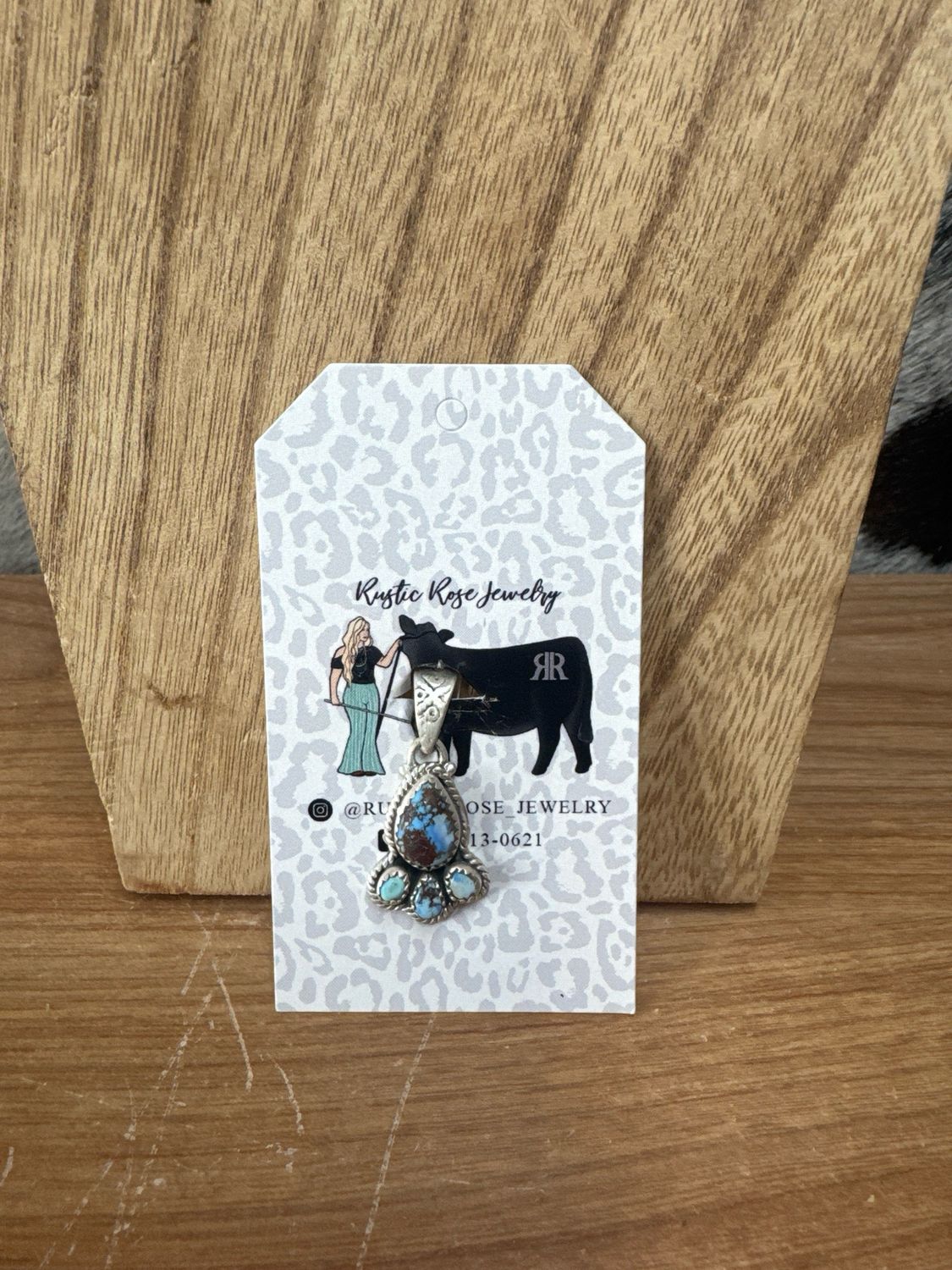 Golden Hills Turquoise Pendant