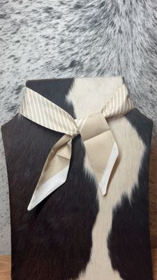 Tan &amp; Cream Twilly