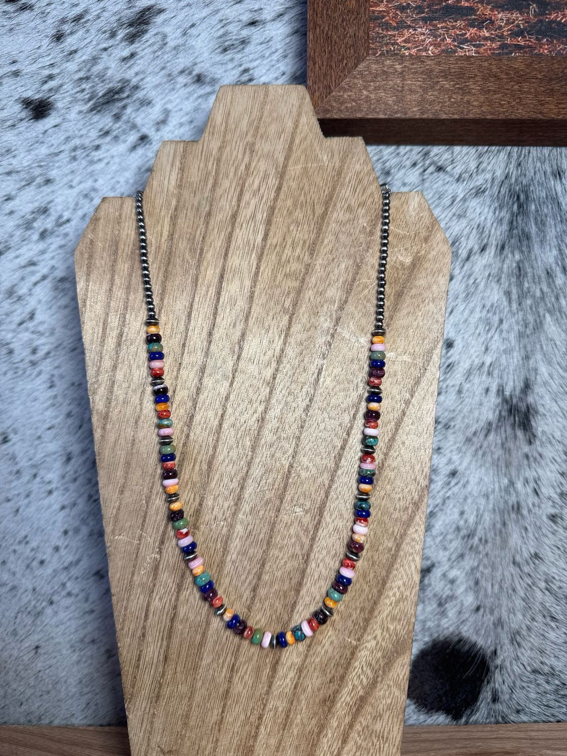 Turquoise, Lapis, Pink Conch &amp; Orange Spiny Oyster