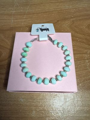 Green Opal &amp; Navajo Pearls