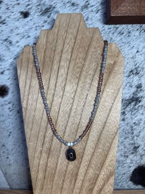 Seed Beads with Charm