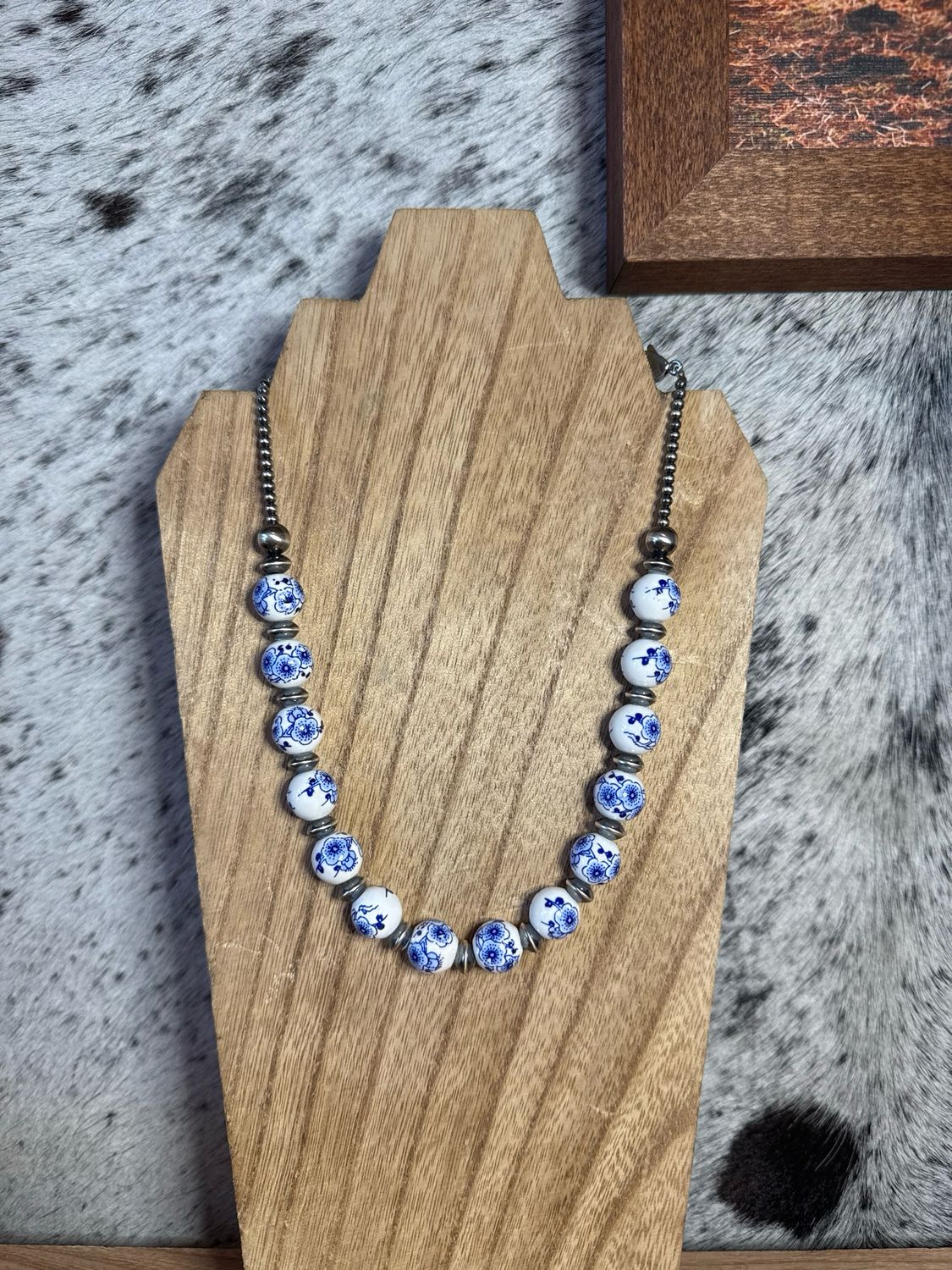 Blue China &amp; Navajo Pearls