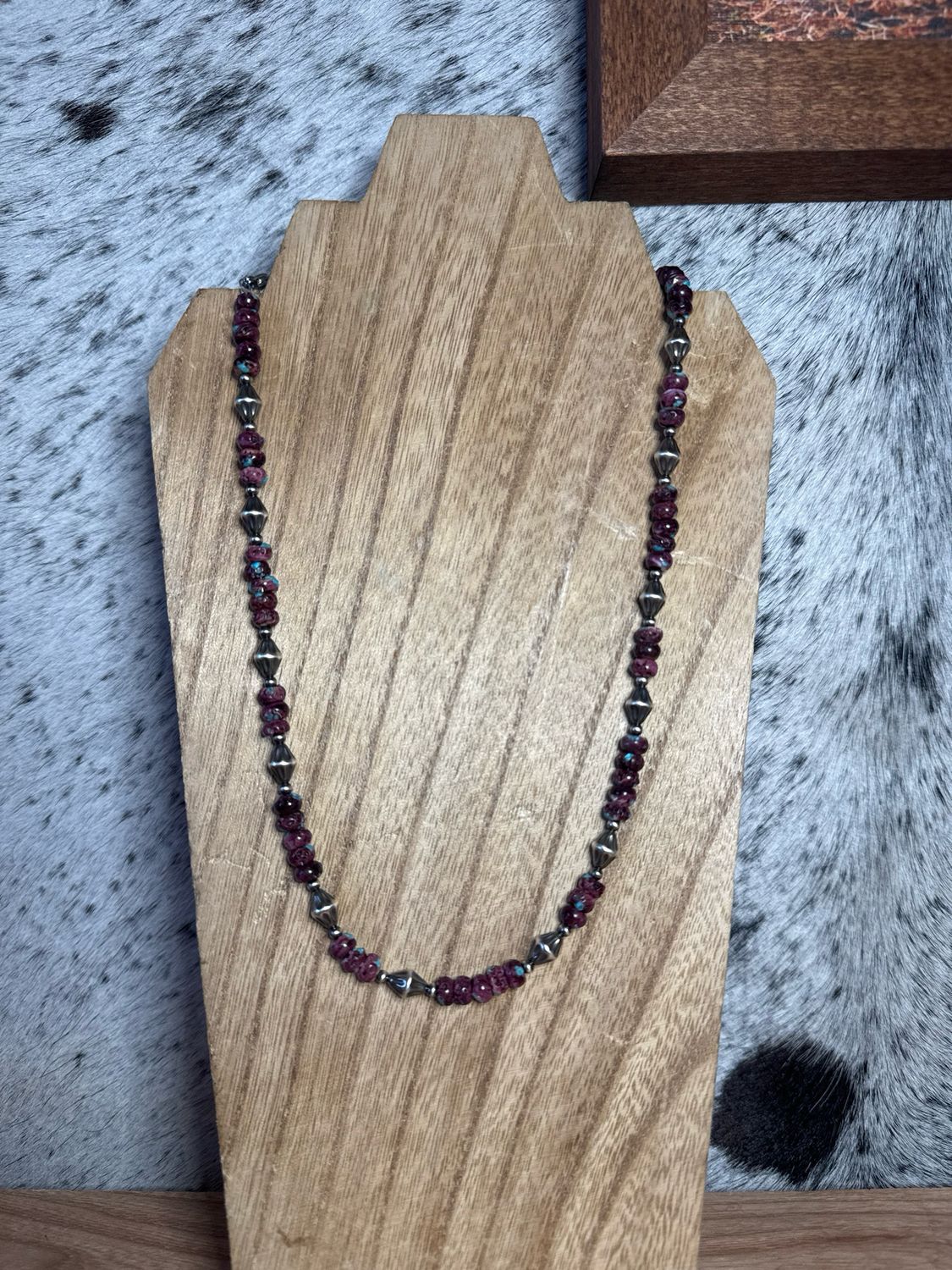 Purple Spiny Oyster with Turquoise &amp; Navajo Pearls