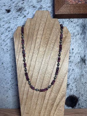 Purple Spiny Oyster with Turquoise &amp; Navajo Pearls