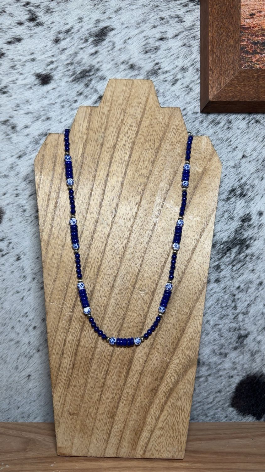 Blue Lapis, China, &amp; Navajo Pearls