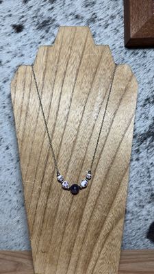 Charoite, China &amp; Navajo Pearl Stacker