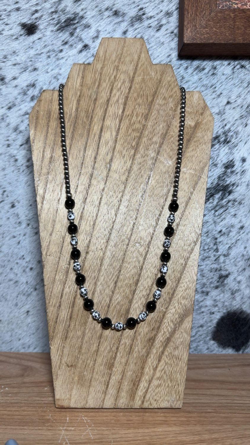 Black Onyx, China &amp; Navajo Pearls
