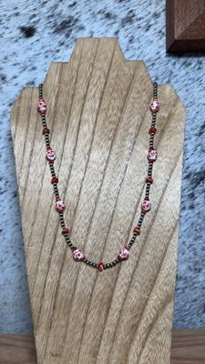 Red Spiny Oyster, China &amp; Navajo Pearls