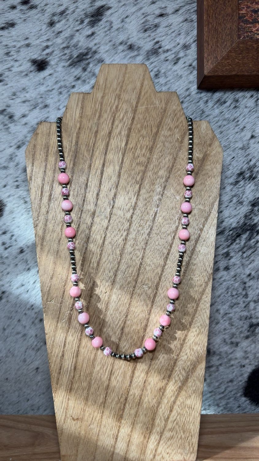 Pink Conch, China &amp; Navajo Pearls