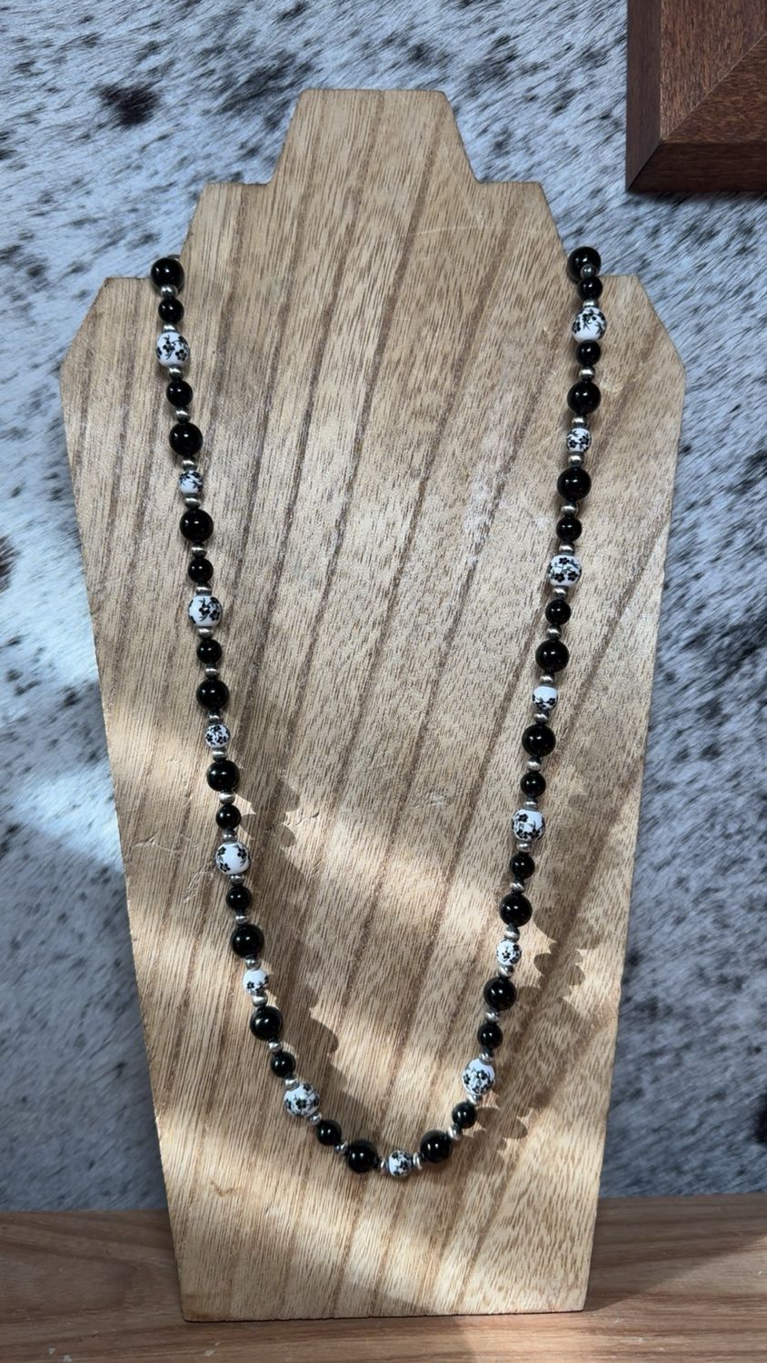 Black Onyx, China &amp; Navajo Pearls