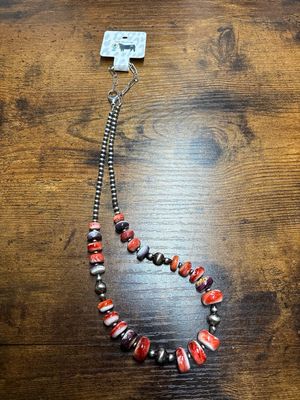 Mixed Spiny Oyster &amp; Navajo Pearls