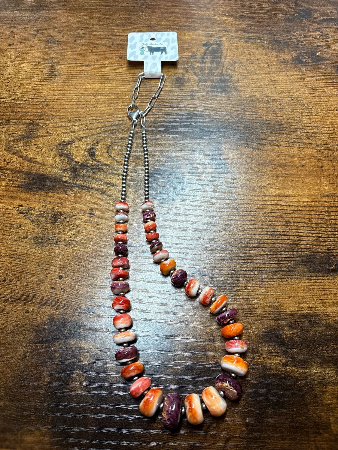 Mixed Spiny Oyster &amp; Navajo Pearls