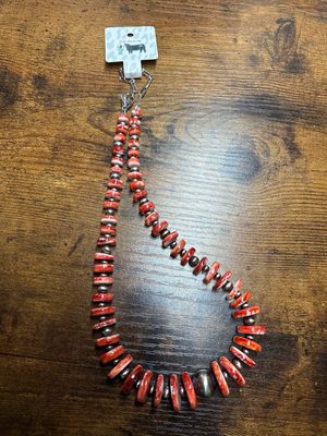 Red Spiny Oyster &amp; Navajo Pearls
