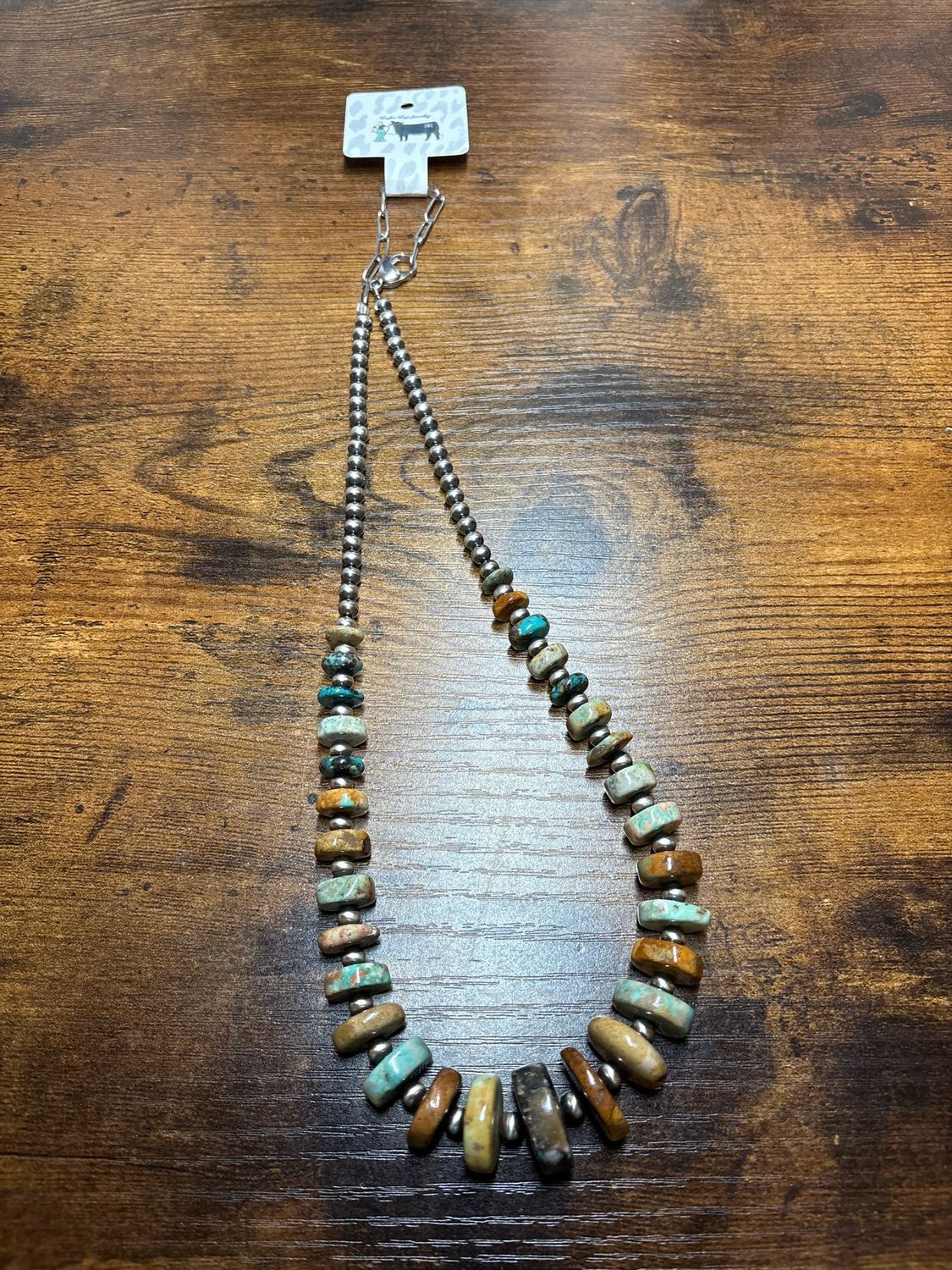 Turquoise &amp; Navajo Pearls