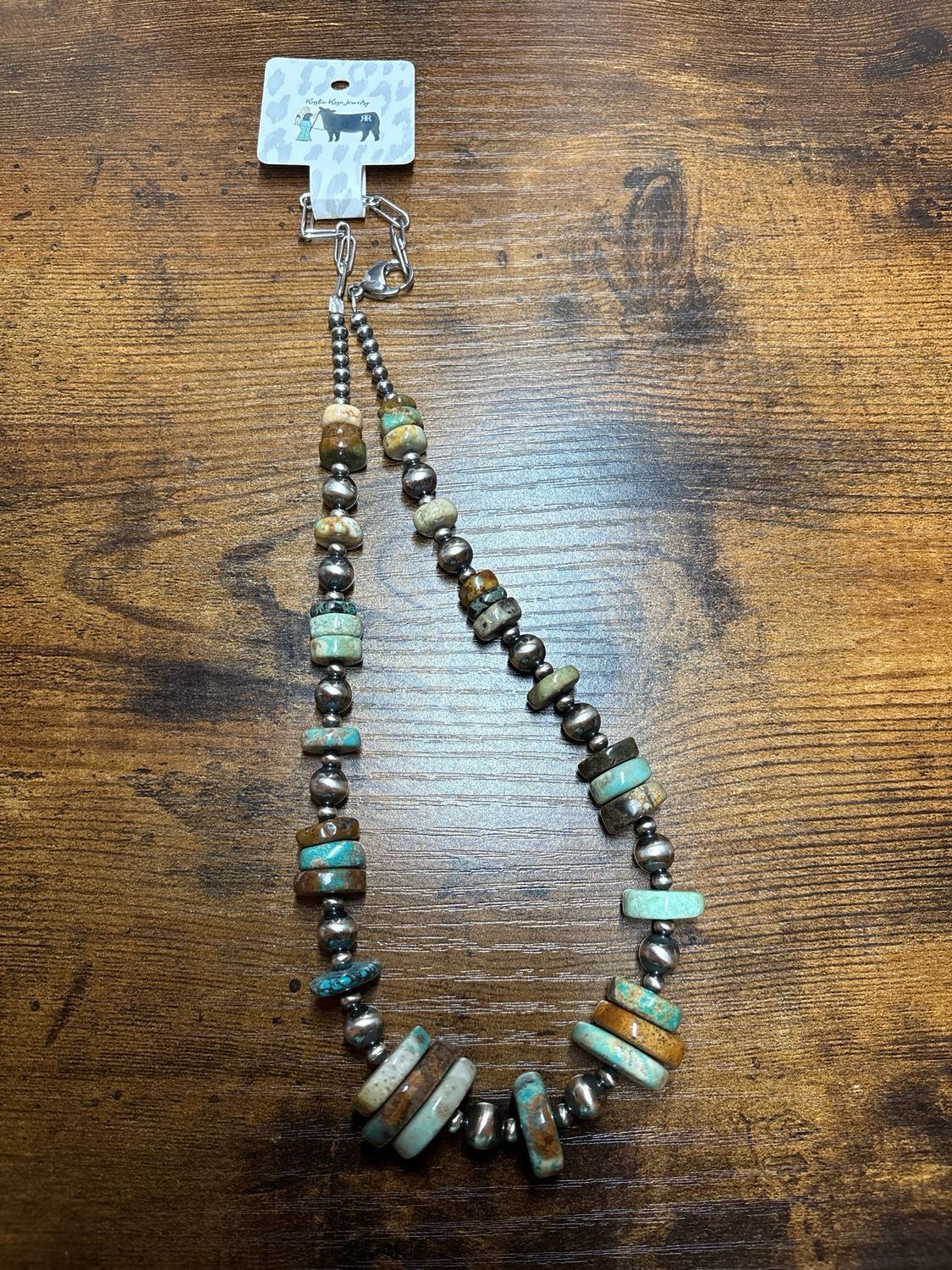 Turquoise &amp; Navajo Pearls