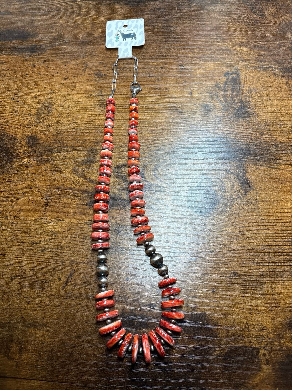 Red Spiny Oyster &amp; Navajo Pearls