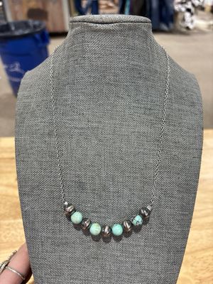 Turquoise &amp; Navajo Pearl Stacker