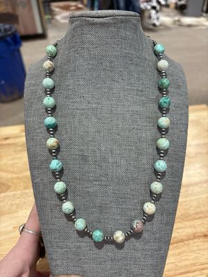Turquoise &amp; Navajo Pearls