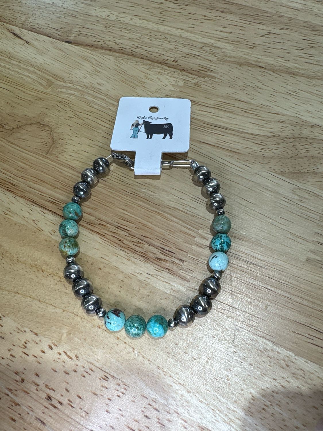 Turquoise &amp; Navajo Pearl Bracelet