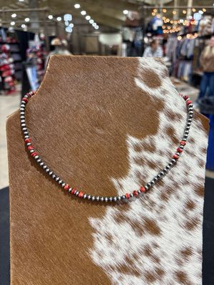 Red Spiny Oyster &amp; Navajo Pearls