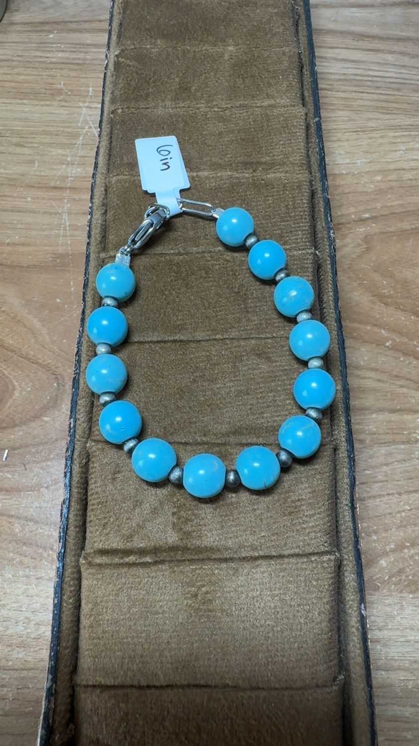 Faux Navajo Pearls &amp; Turquoise Bracelet
