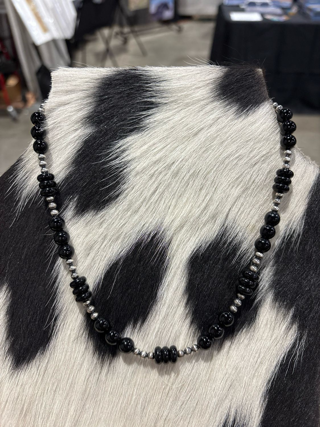 Black Onyx &amp; Navajo Pearls