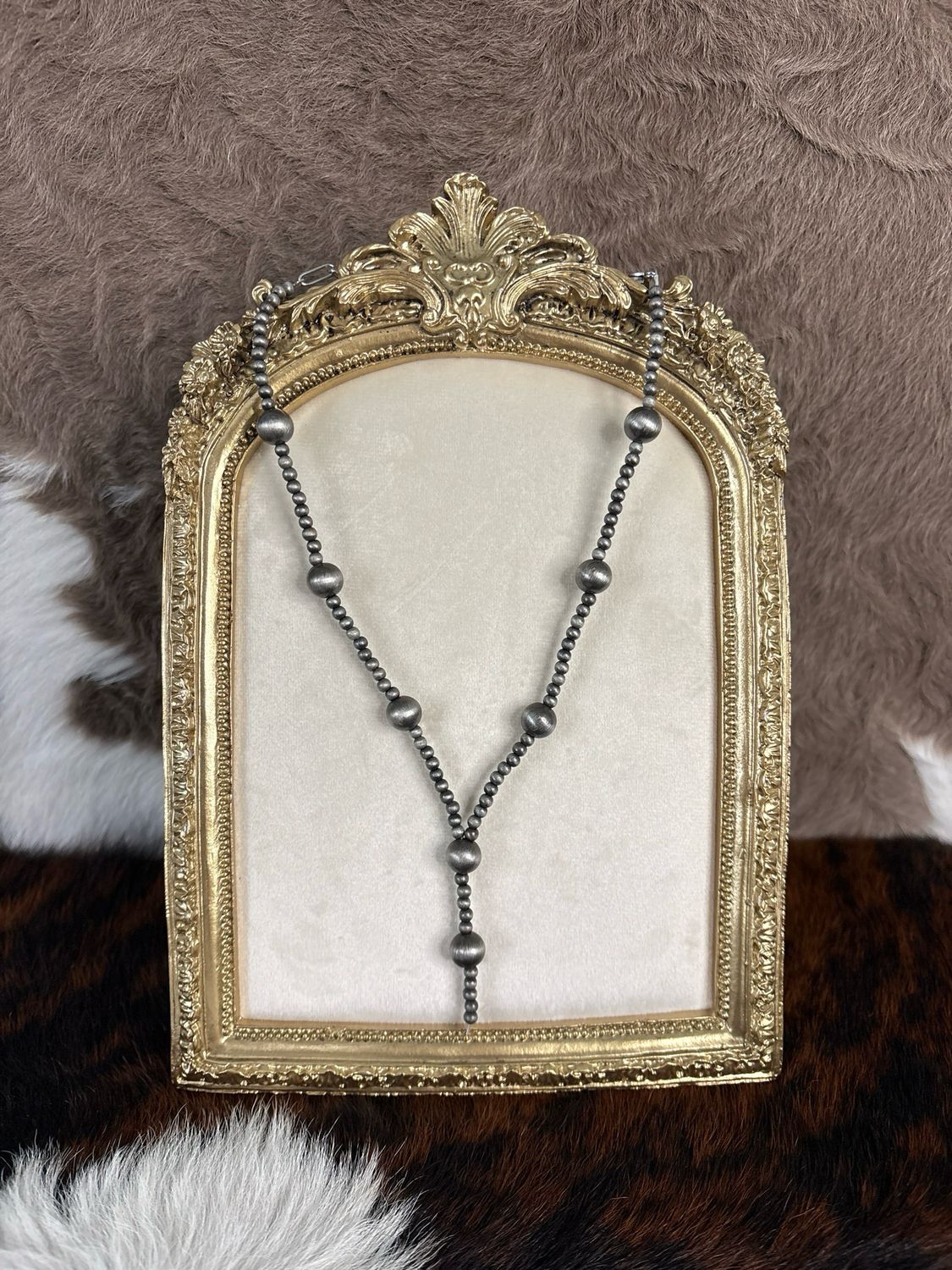 Faux Navajo Pearl Lariat