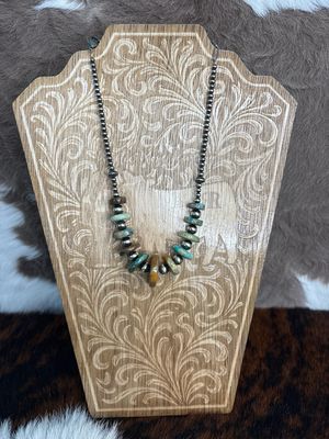 Turquoise &amp; Navajo Pearls