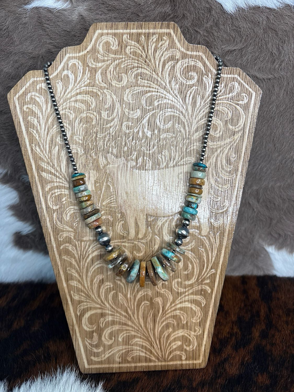 Turquoise &amp; Navajo Pearls