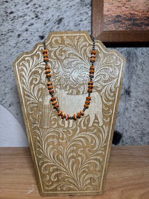Orange Spiny Oyster &amp; Navajo Pearls