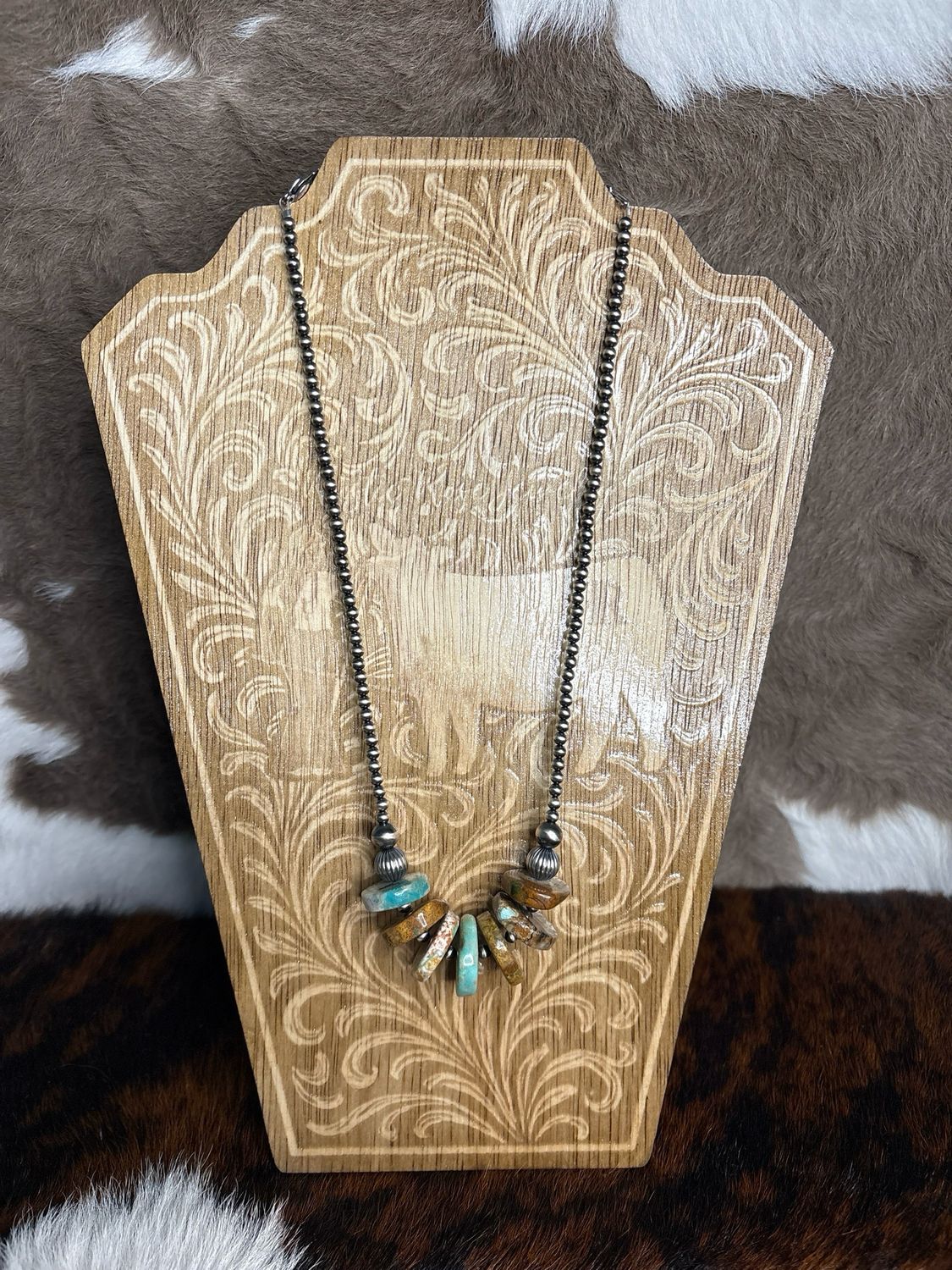 Turquoise &amp; Navajo Pearls