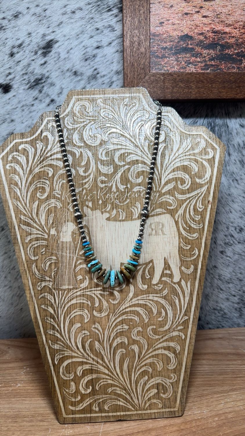 Turquoise &amp; Navajo Pearls