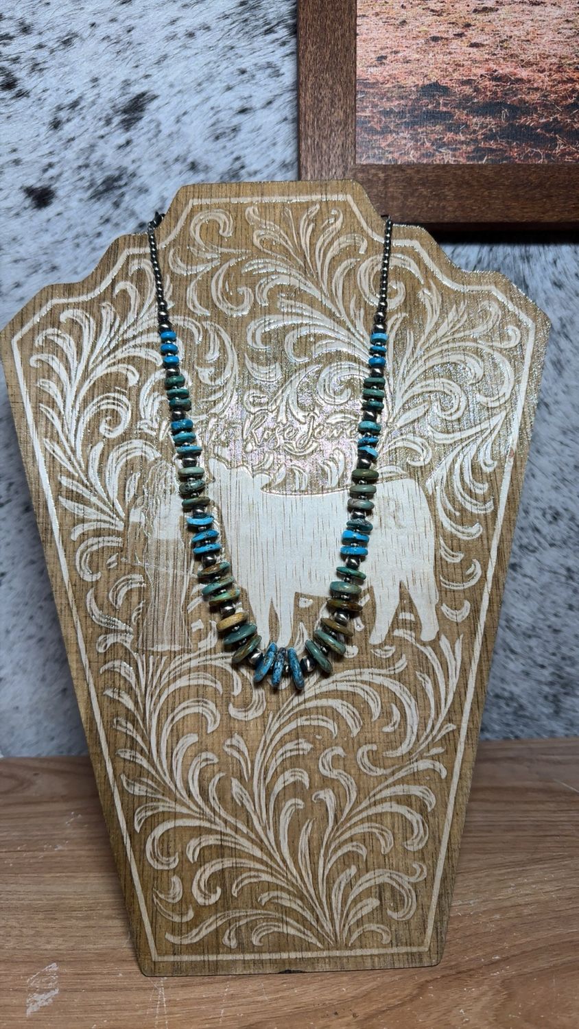 Turquoise &amp; Navajo Pearls