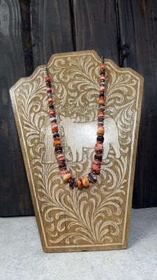 Red, Orange, Purple Spiny Oyster &amp; Navajo Pearls