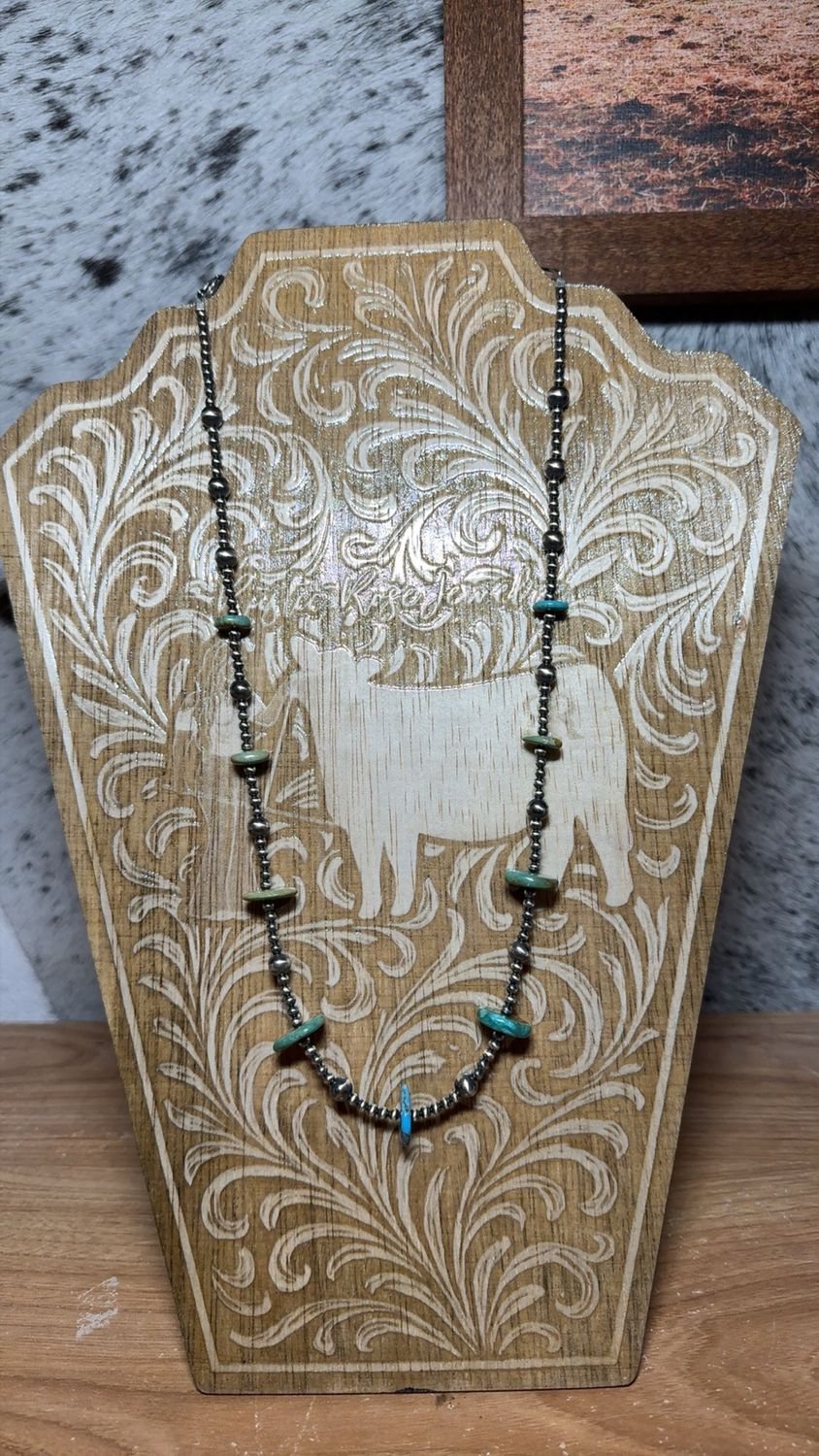 Turquoise &amp; Navajo Pearls