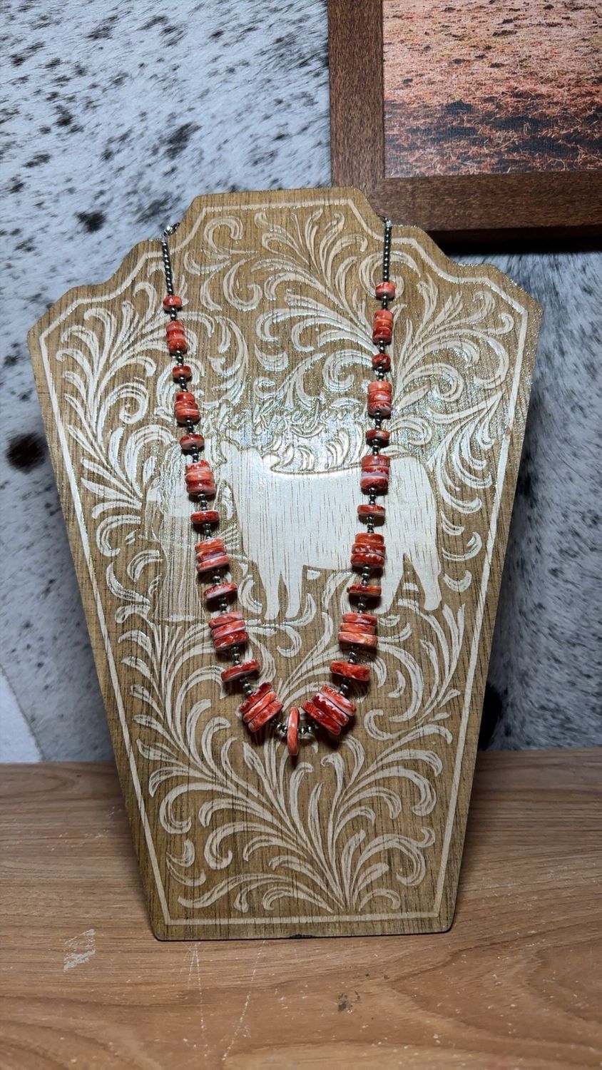 Red Spiny Oyster &amp; Navajo Pearls